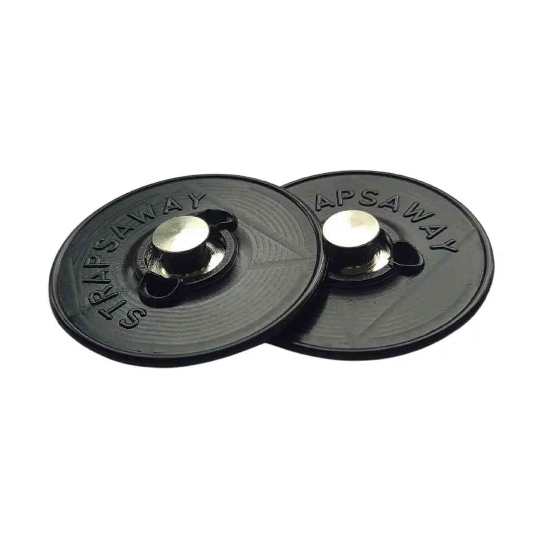 Straps Away Ltd- Incognito Black - Magnetic Car Seat Strap Holders