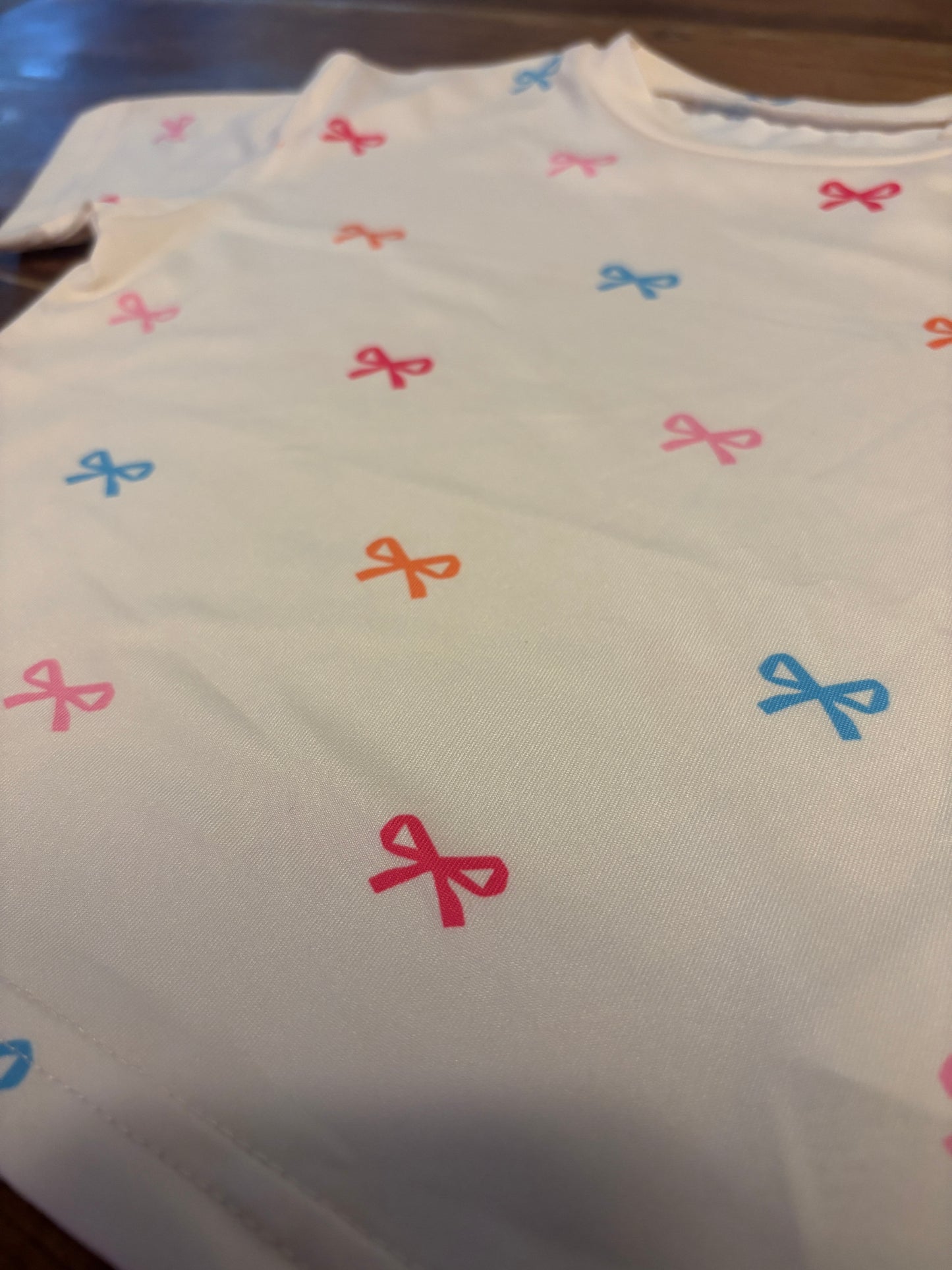 Rainbow Bows Shorts Set