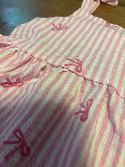 Pink Bows Tank & Shorts Set