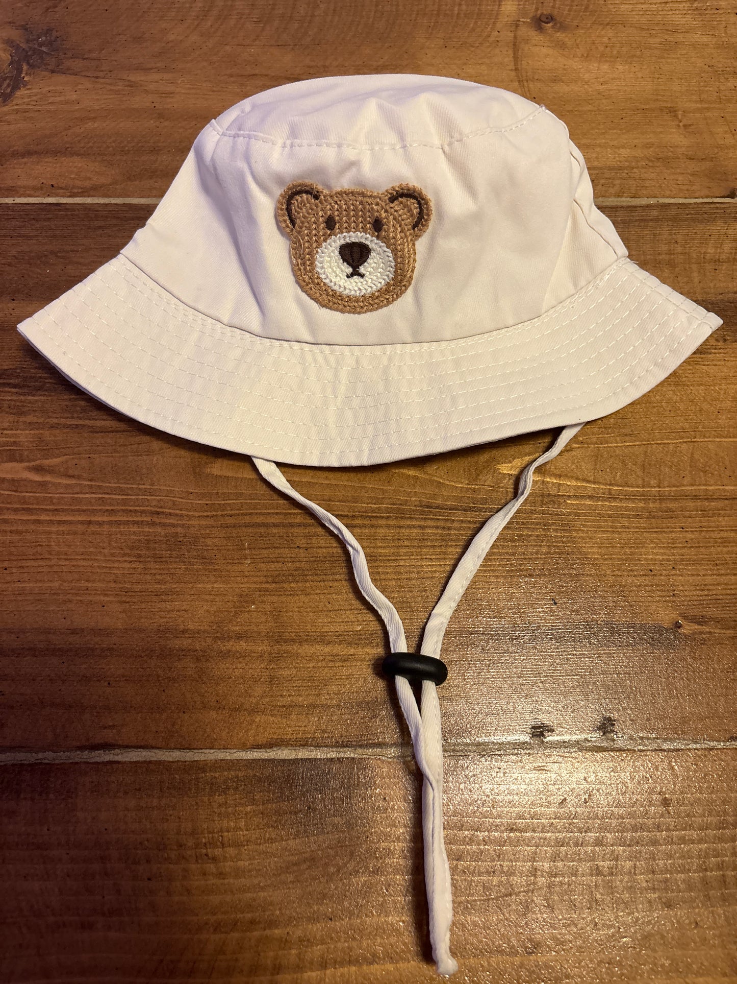 Teddy Bear Embroidered Bucket Hat
