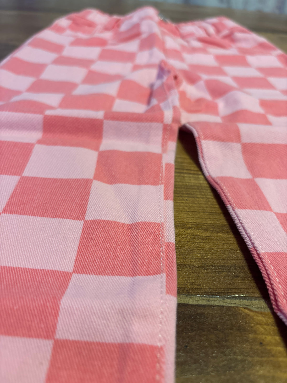 Pink Checkered Pants