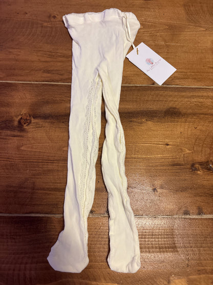 Detailed Cream Tights
